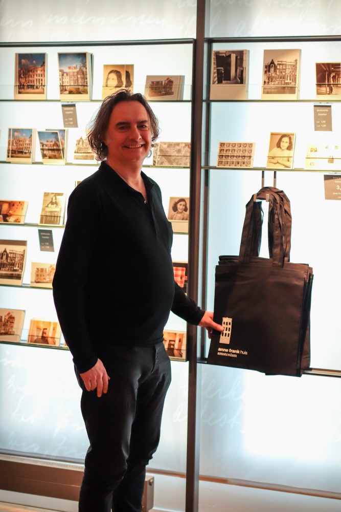 Bedrukte katoenen tas