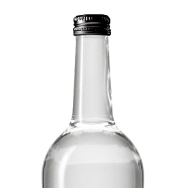 Glasflasche 330 ml mit Wasser - Bild 2