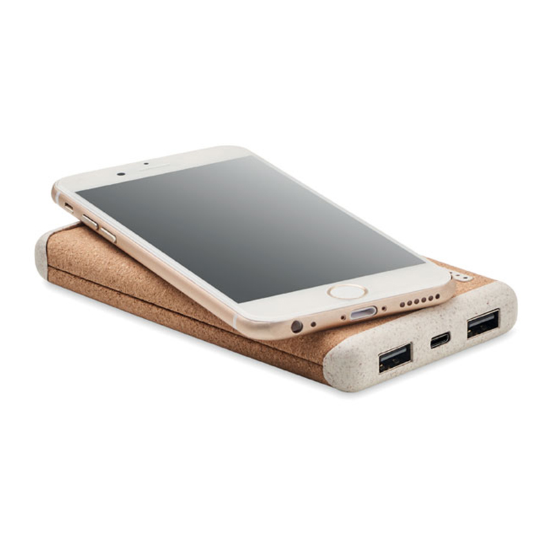 Powerbank aus Kork und Weizenstroh - Bild 2