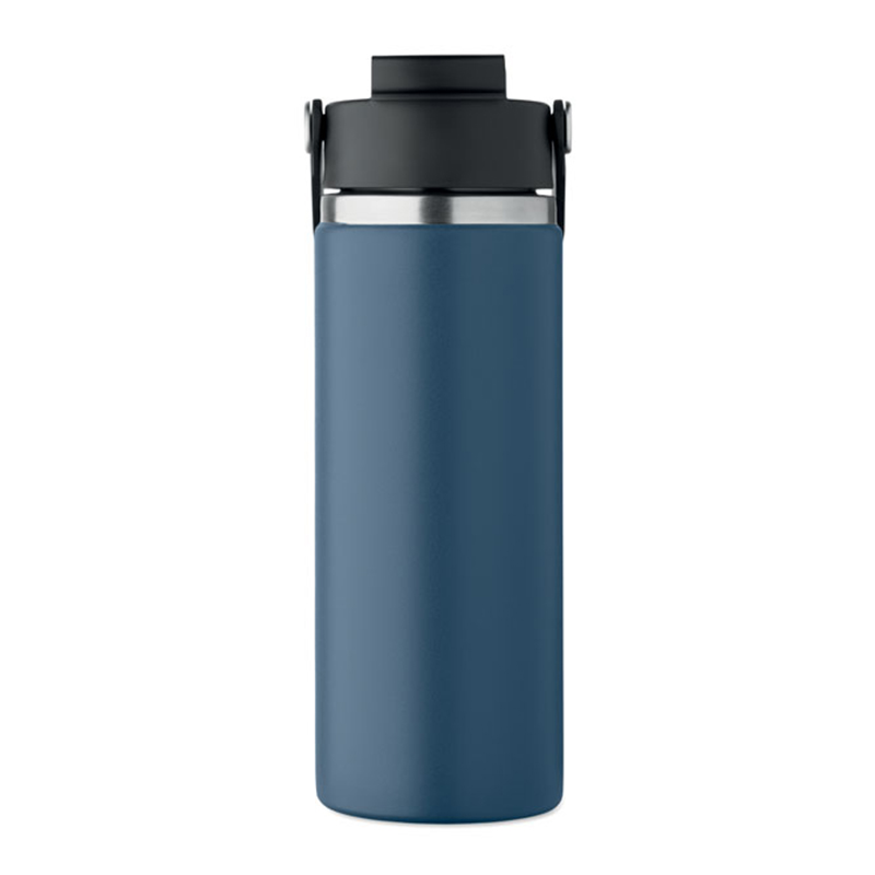 Doppelwandige Flasche mit Trinkhalm - Bild 2