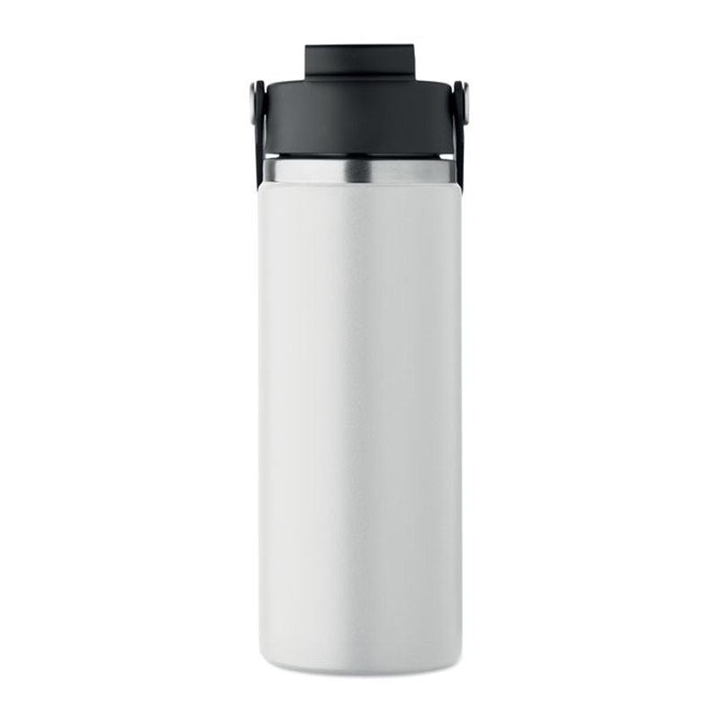 Doppelwandige Flasche mit Trinkhalm - Bild 4