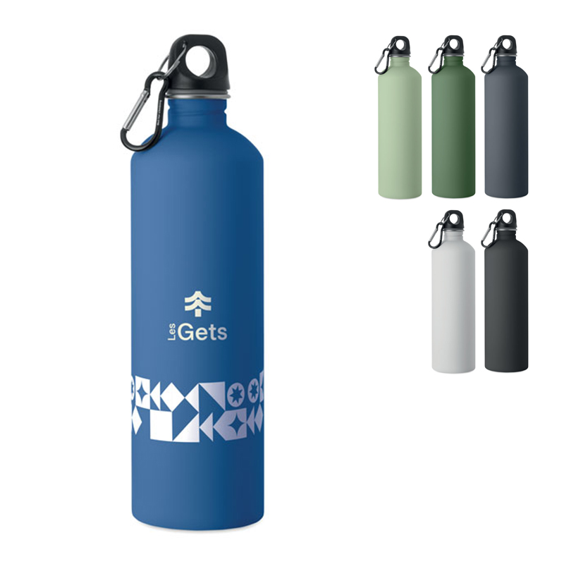 Recycelte Flasche mit Karabiner