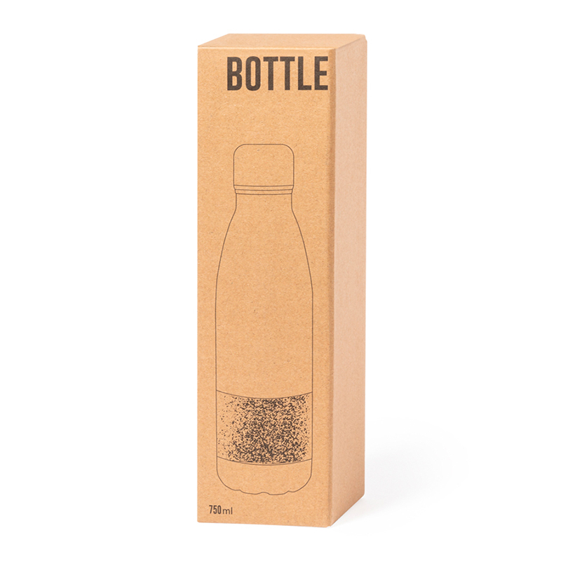 RVS Wasserflasche mit Kork - Bild 3
