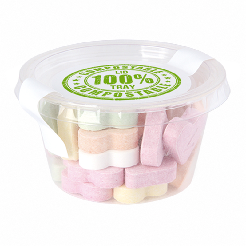 Bonbon Schachtel Bio-Kunststoff groß