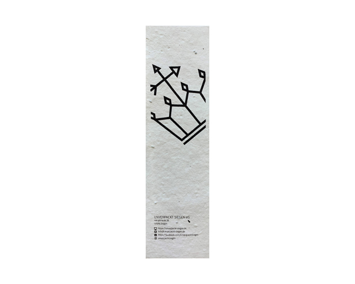 Lesezeichen aus Samenpapier | 200 gr./m2 - Bild 4