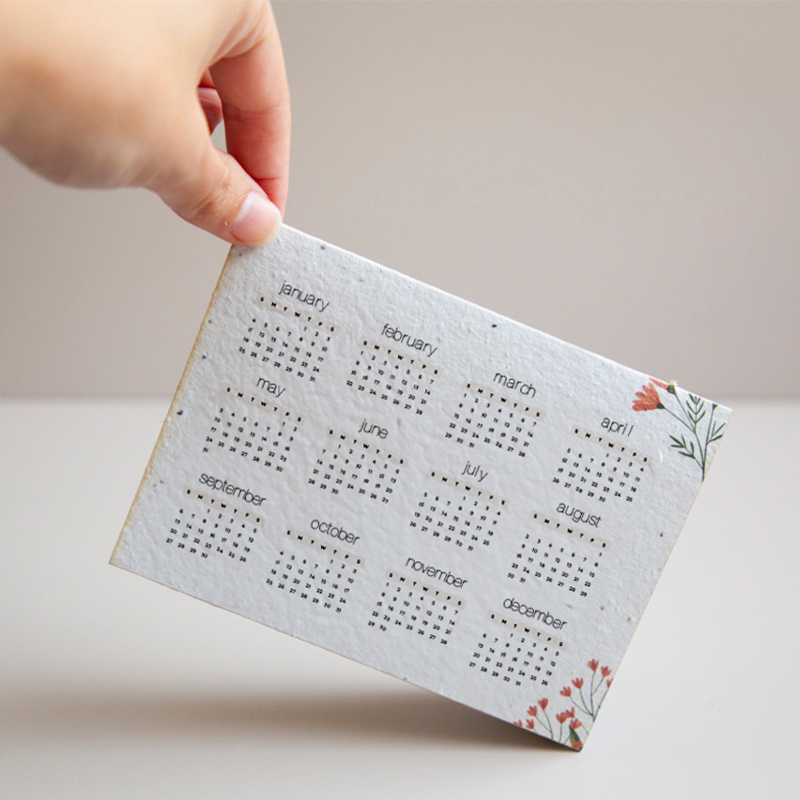 Bürokalender Samenpapier - Bild 2