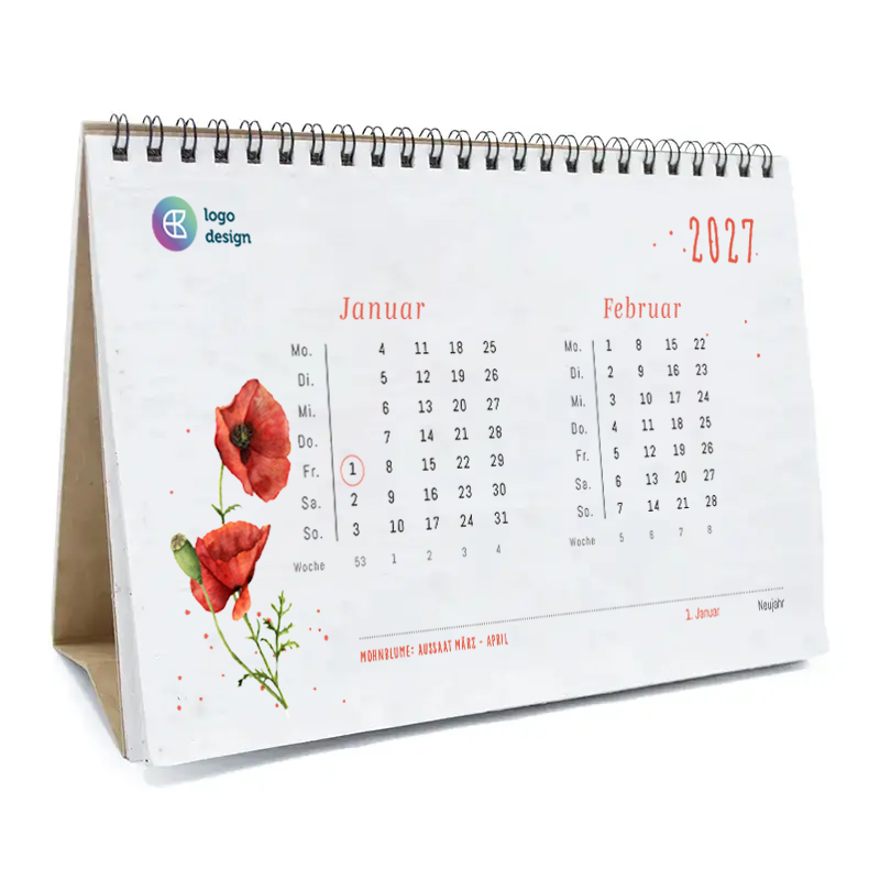 Samenpapier Bürokalender