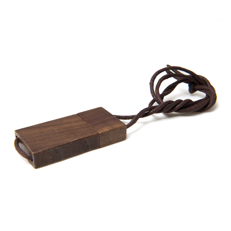 Holz USB mit Schnur - Bild 5