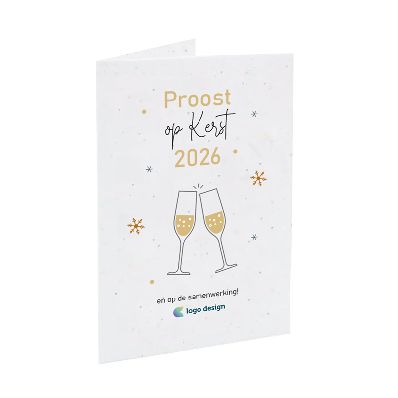 Weihnachtskarte Samenpapier