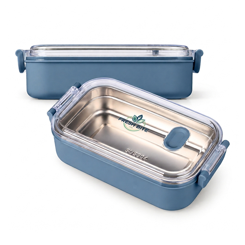 Lunchbox mit recyceltem Edelstahl