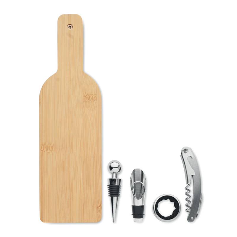 Weinset in Bambuskiste - Bild 4