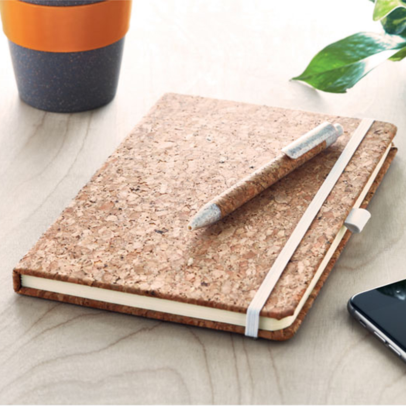 Notizbuch Kork mit Stift - Bild 3