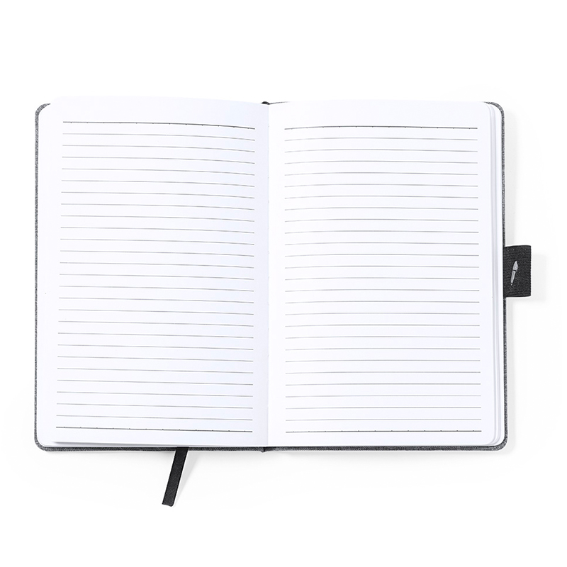 RPET Notizbuch mit Auflader - Bild 3