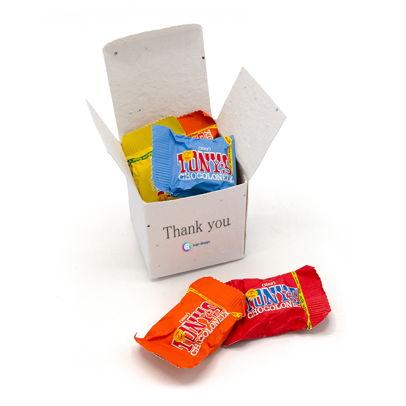Tiny Tony’s in Samenpapier-Schachtel