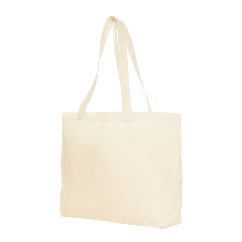 Breiter Canvas Shopper ecru - Bild 2