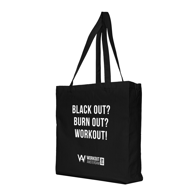 Canvas shopper XL schwarz