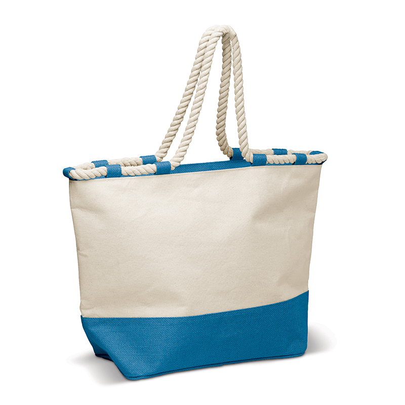 Canvas Tasche mit Kordelgriffen - Bild 3