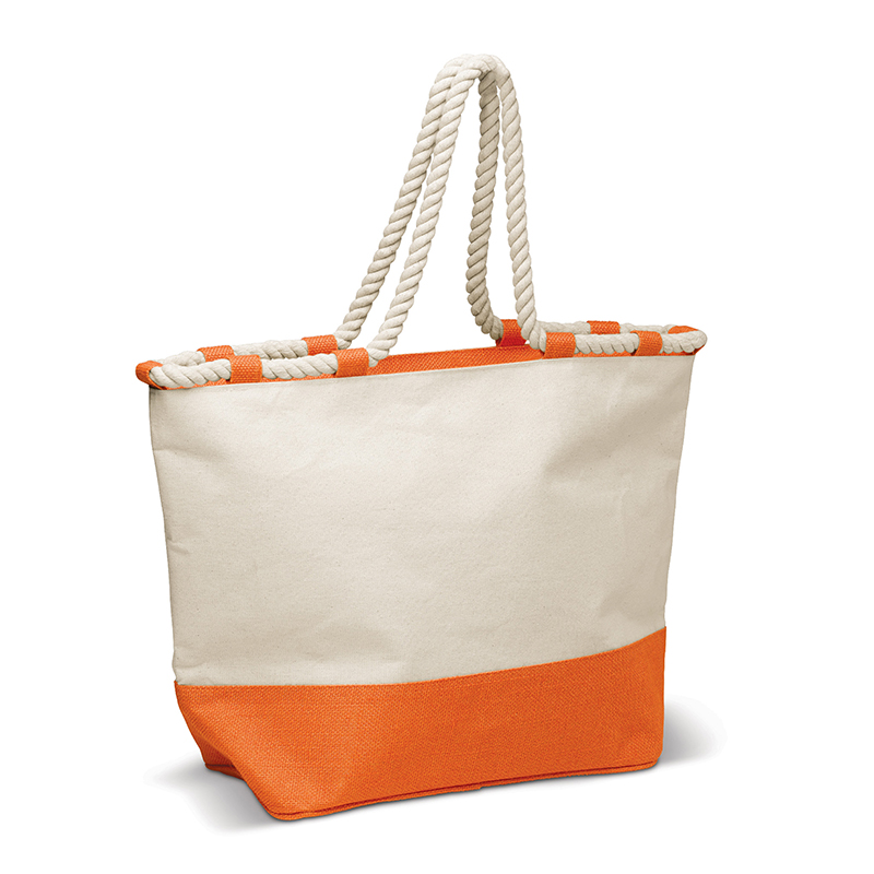 Canvas Tasche mit Kordelgriffen - Bild 2