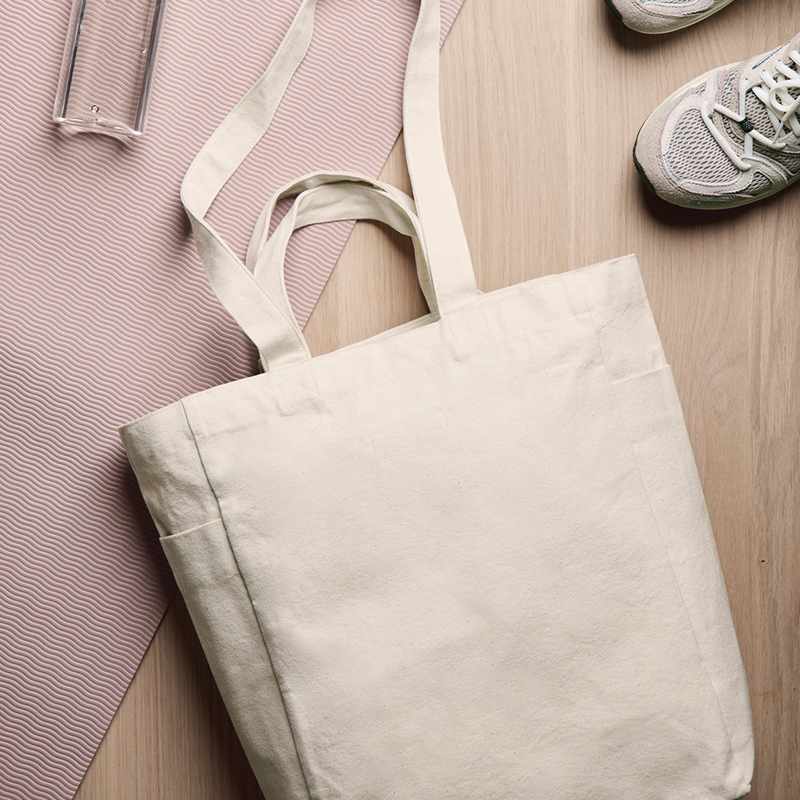 Canvas-Tasche mit Reißverschluss - Bild 4