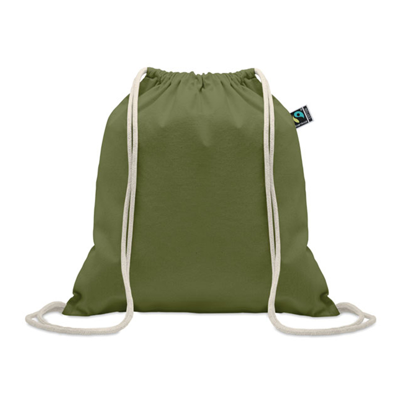 Fairtrade-Baumwoll-Kordelzugtasche - Bild 2
