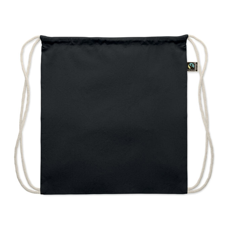 Fairtrade-Baumwoll-Kordelzugtasche - Bild 10