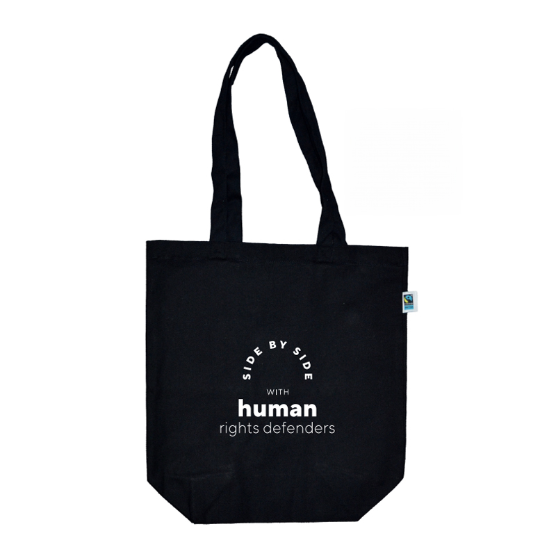 Fairtrade Shopper Canvas Schwarz
