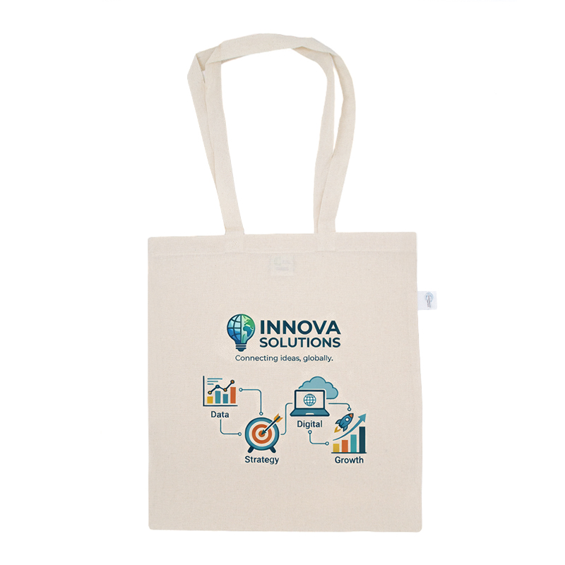 Full-Colour-Tragetasche aus recycelter Baumwolle