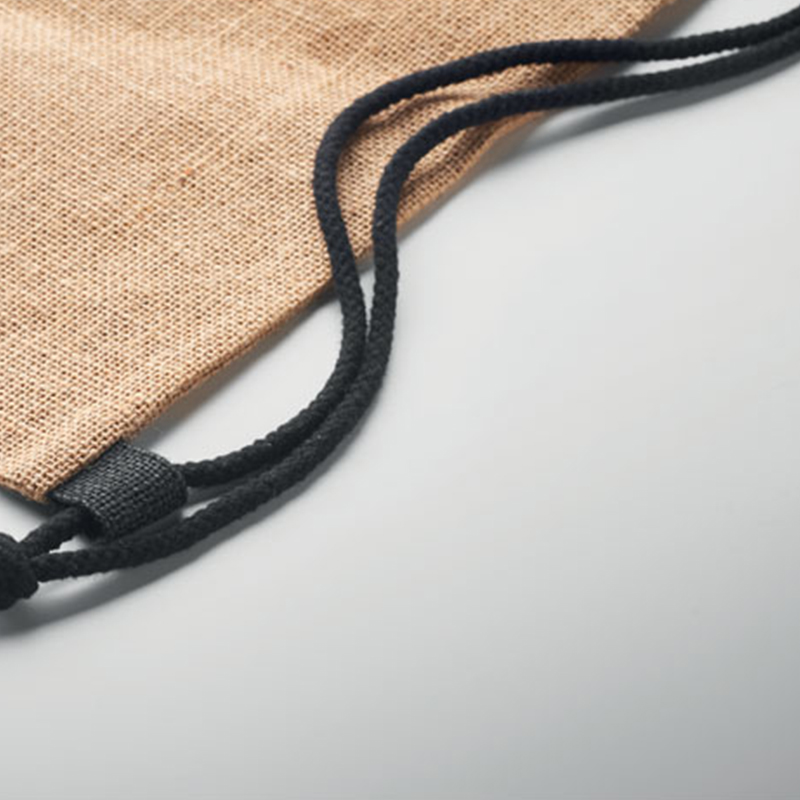 Juterucksack mit Kordelzug - Bild 2