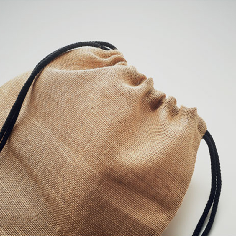 Juterucksack mit Kordelzug - Bild 3