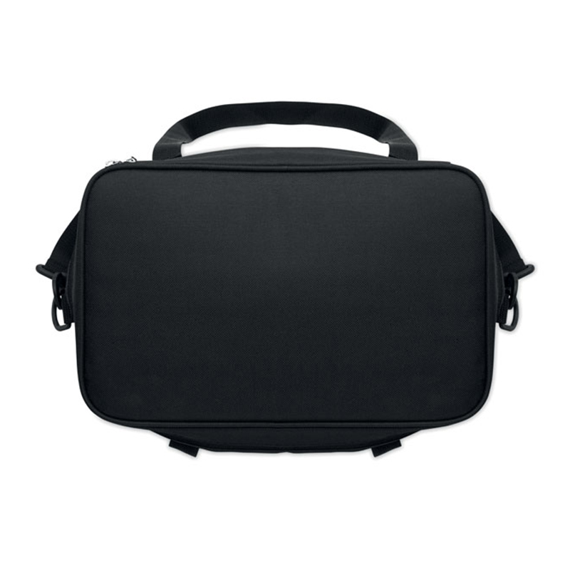 Schwarze RPET-Kühltasche - Bild 4