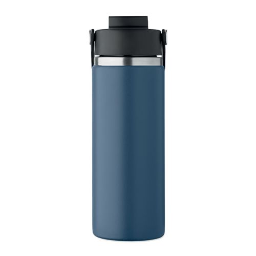 Doppelwandige Flasche mit Trinkhalm - Bild 3