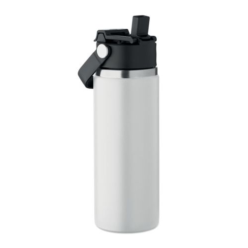 Doppelwandige Flasche mit Trinkhalm - Bild 6