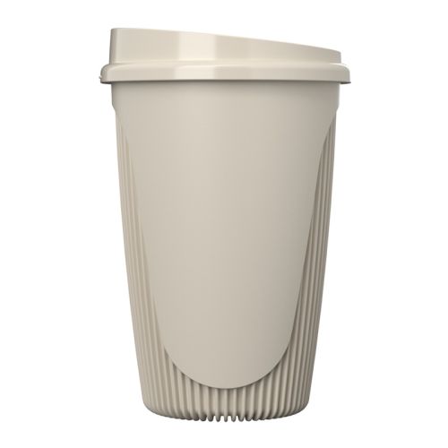 Einwandiger Becher mit Rillen - Bild 3