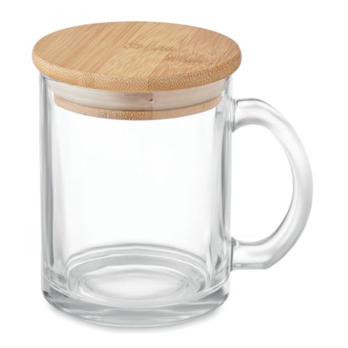 Glasbecher mit Bambusdeckel - Bild 2