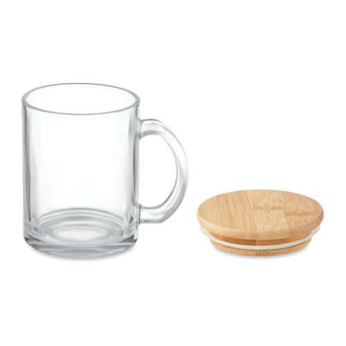 Glasbecher mit Bambusdeckel - Bild 3