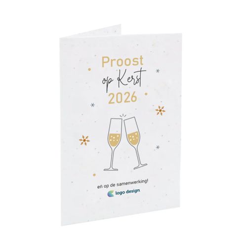 Weihnachtskarte Samenpapier - Bild 1