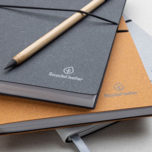 Notizbuch A5 recyceltes Leder - Bild 8