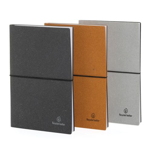 Notizbuch A5 recyceltes Leder - Bild 7