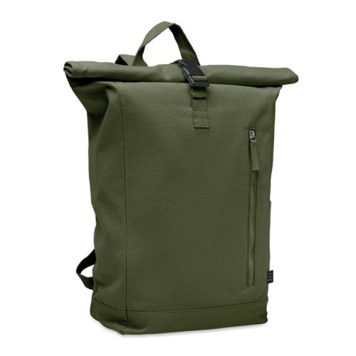 Rolltop-Rucksack recycelte Baumwolle - Bild 8