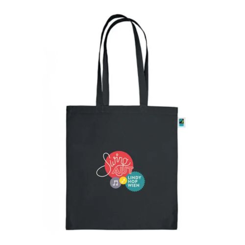 Tragetasche Fairtrade schwarz - Bild 1