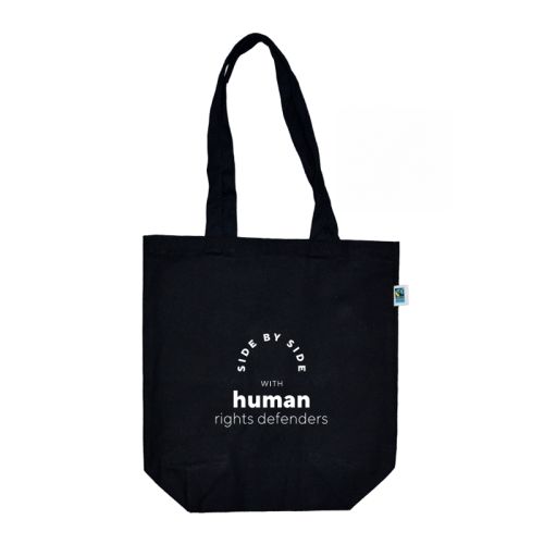Fairtrade Shopper Canvas Schwarz - Bild 1