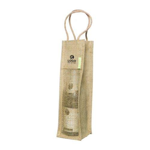 Jute Weintasche (1 Flasche) - Bild 1