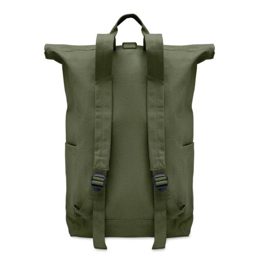 Rolltop-Rucksack recycelte Baumwolle - Bild 9