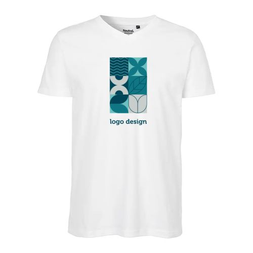 Fairtrade T-Shirt Männer V-Ausschnitt - Bild 1